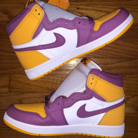 Nike Air Jordan 1 Retro High OG 555088 706 Brotherhood Gold/Bordeaux Sz 9.5 NIB - Picture 3 of 13